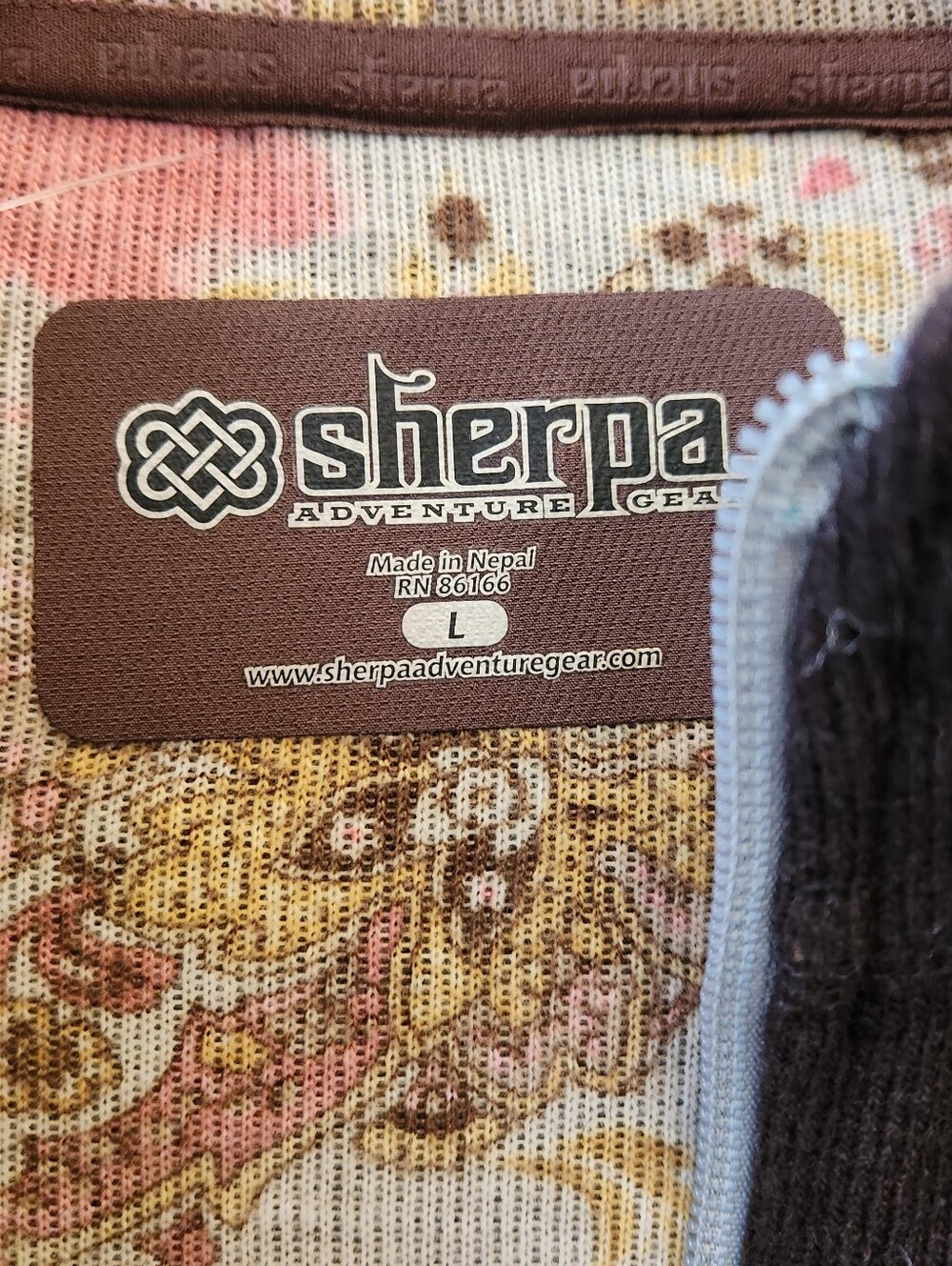 Sherpa Adventure Wool Blend Zip Front Jacket - Picture 3 of 9